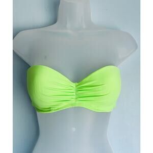 Victoria's Secret Swim Top 32D Green Strapless